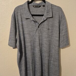 Men's Light Blue Travis Matthew Polo Shirt. Size XXL. GUC.